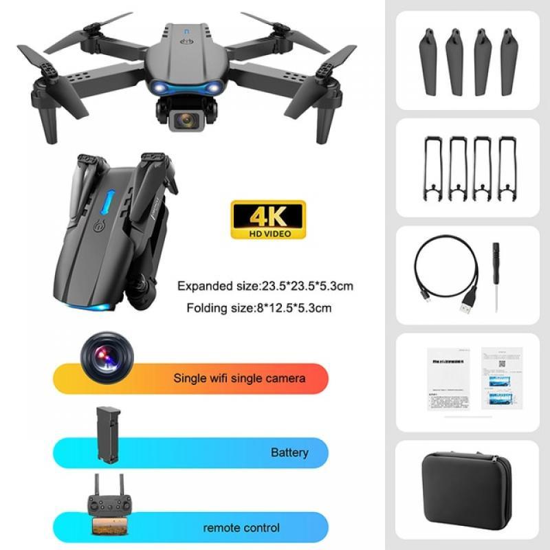 KBDFA E99 K3 PRO Mini Drone 4K HD camera WIFI FPV Obstacle Avoidance Foldable Profesional RC Dron Quadcopter Helicopter Toy Gift