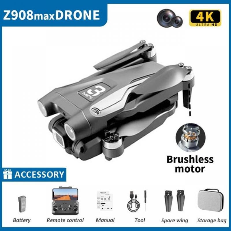 TOSR 2023 NEW Z908 MAX Drone 4K Professional Helicopter RC Quadcopter 4K Camera Drones RC Dron Obstacle Avoidance WIFI FPV Toy