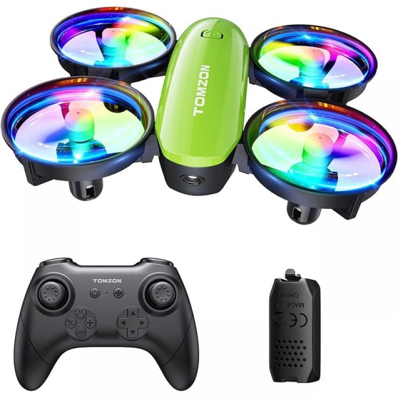 Tomzon A23 RC Mini Drone Dazzling LED with 3 Speed Mode 3D Flip Headless Helicopter Circle Fly Toys Dron Quadcopter for Kids