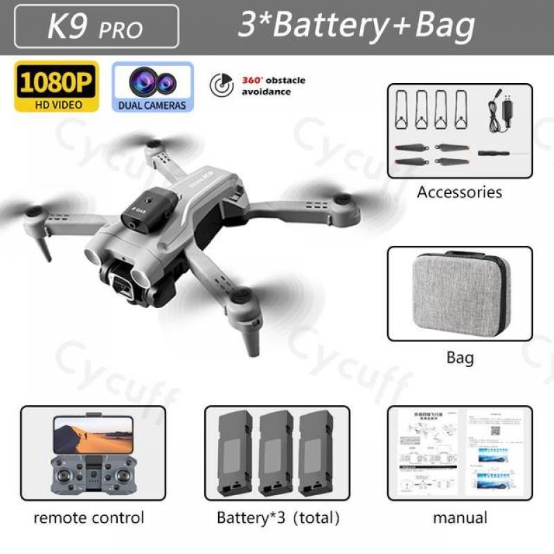 K9 Drone 4K Professinal Drone With 120° Wide Angle Four-way Obstacle Avoidance Quadcopter Mini Drone for Children Vs Z908