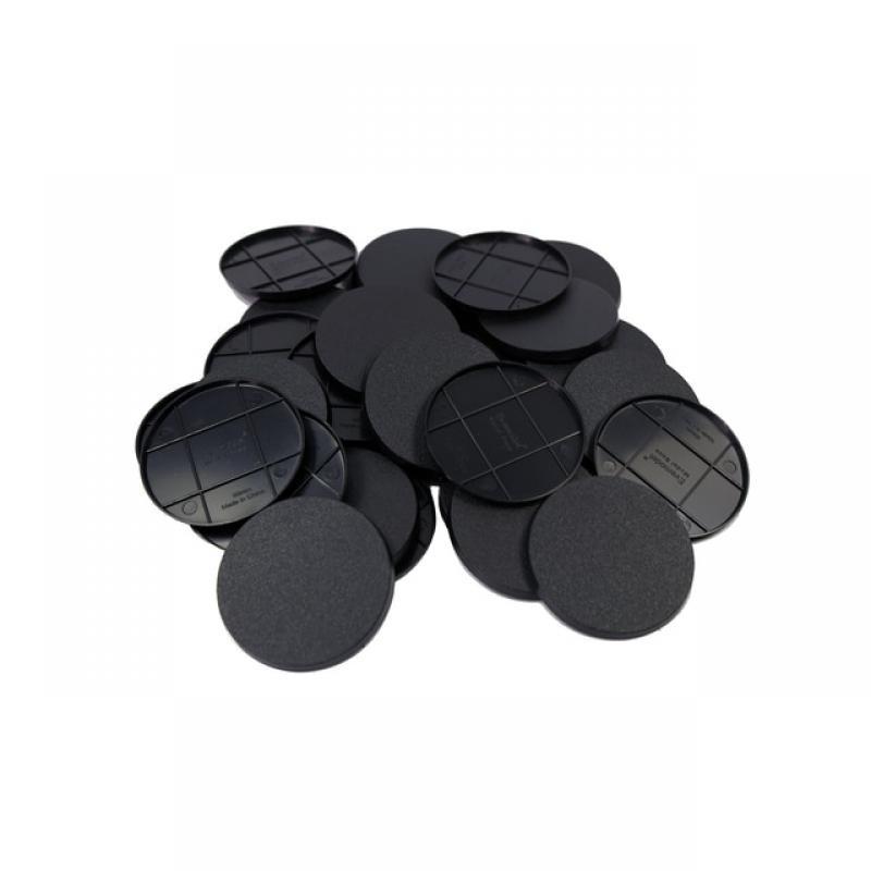 Evemodel 10pcs/30pcs/50pcs 60mm Round Plastic Model Bases for Wargames Table Games MB1160