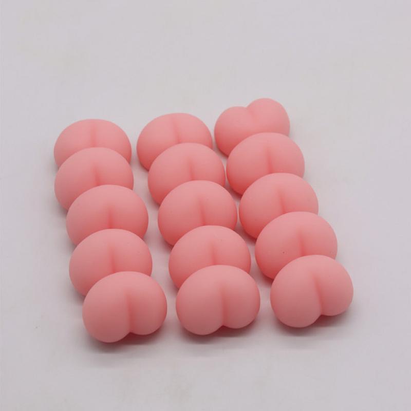 Peach Creative Pinch Music Fidget Toy Stress Relief Vent Cute Big Ass Peach Squish Attempt Antistress for Hands Toy