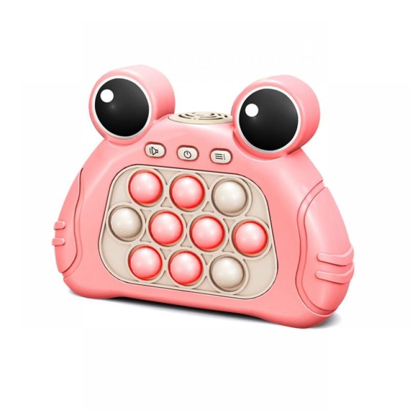 Pop Push Bubble Fidget Sensory Toys Whack A Mole Music Quick Press Bubble Game Machine Squeeze Stress Relief Toy For Kids Adult