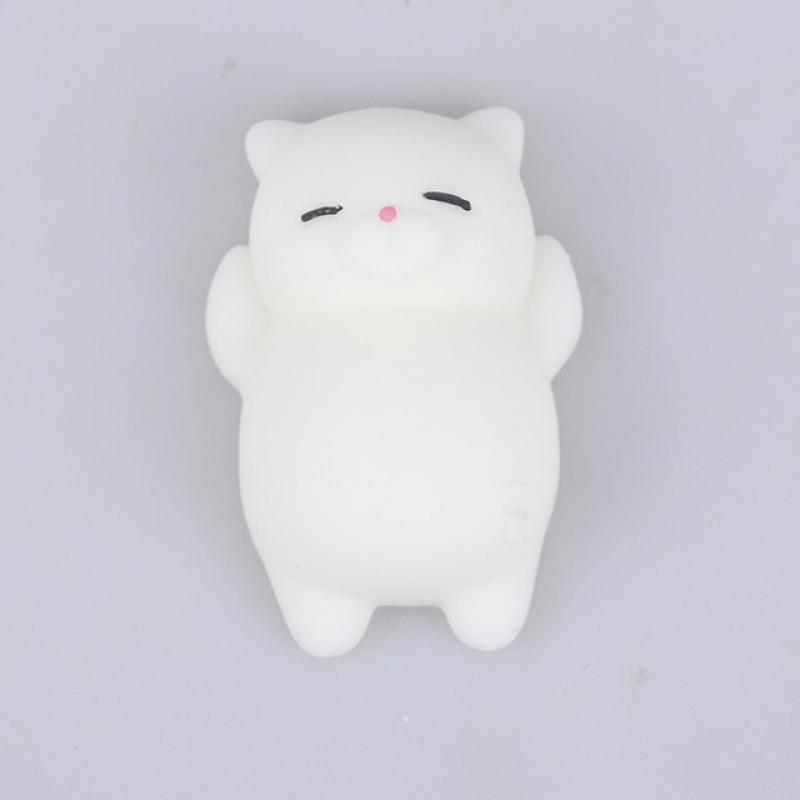 1PC Anti-stress Squeeze Toys Mini Soft Slow Rising Animal Cat Kawaii Rubber Squishes Antistress Novelty Gift For Children Gifts