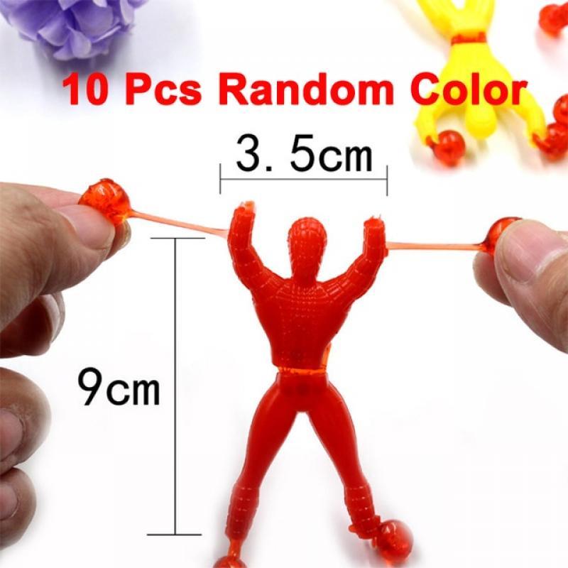 Stretchy Sticky Spider Climbing Wall Climber Man Turn Somersault Party Hand Birthday Party Gadgets Leisure Boy Girl Children Toy