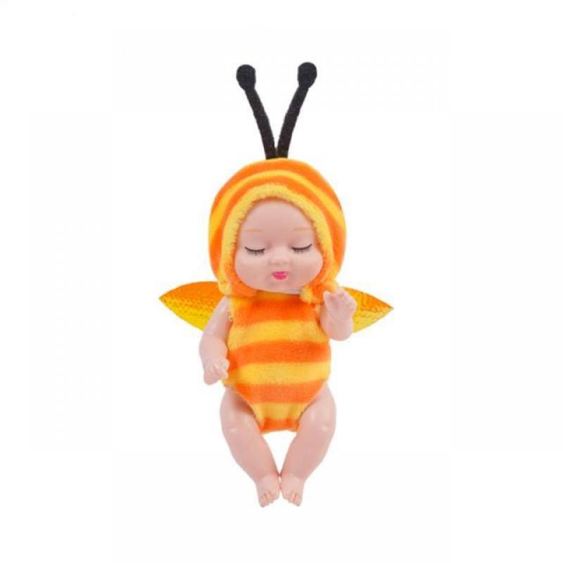 Fashion 11cm Simulation Princess Dolls Toy Mini Cute Sleeping Baby Series Doll Cartoon Animal Toy For Kids Kawaii Dolls Gift