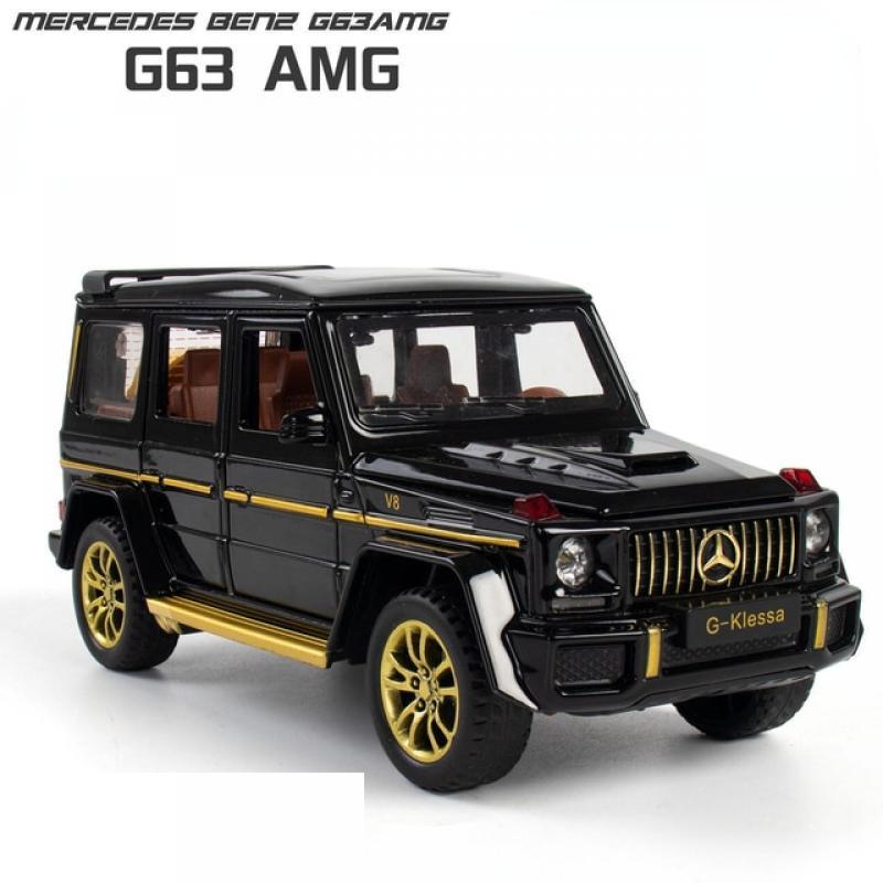 1:32 Mercedes Benz G63 AMG Zinc Alloy Car Model Simulation Metal Car Toys For Children Diecast Toy Vehicles Off Road Car A65