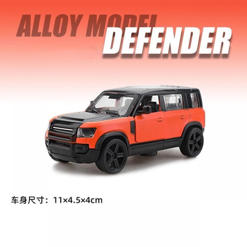 1/43 Land Rover Defender Alloy Car Model Diecast Metal Toy Off-road Vehicles Car Model Simulation Pull Back Car Toys Boy Gifts