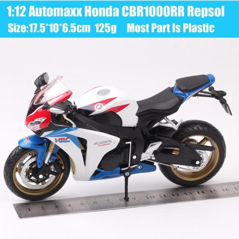 1/12 Automaxx Honda CBR1000RR CBR Repsol Fireblade Motorcycle Diecasts & Toy Vehicles Scale Racing Bike Model Thumbnails Joycity