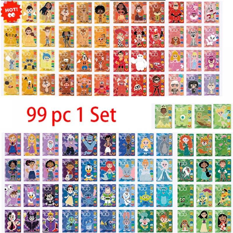 WS Disney Cards KAKAWOW Disney 100th Anniversary Collection Card Stitch Micke Woody Joyful Game Cards Star Wars Toys for Boys