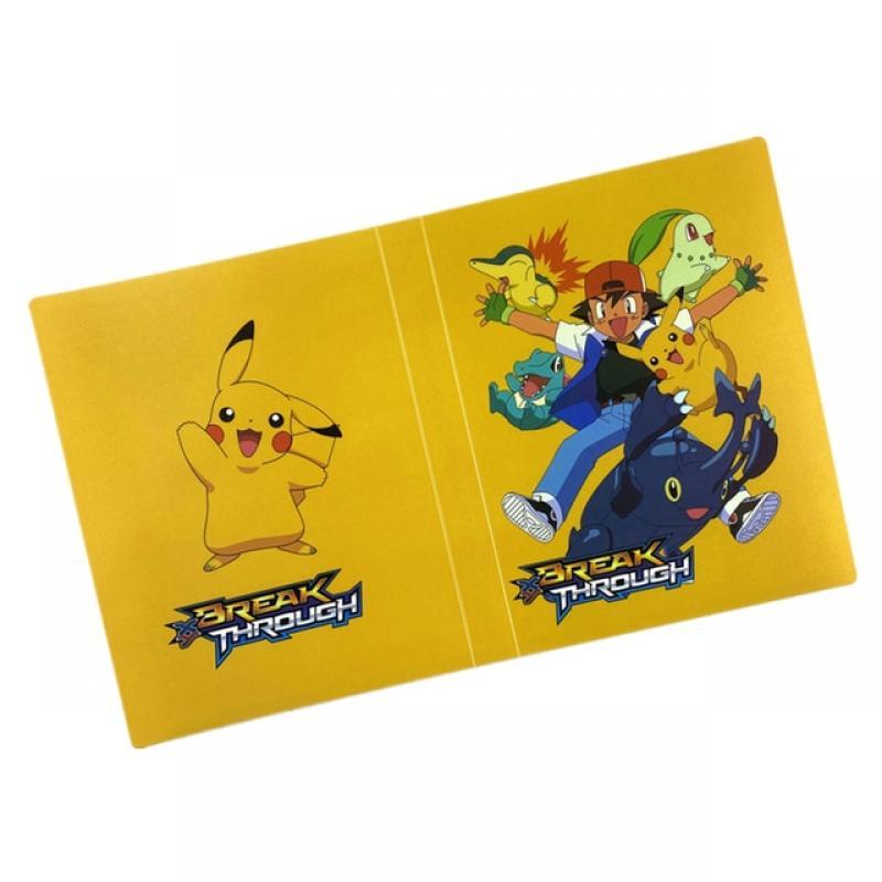 240 Cards Pokemon Album Book Collection Holder Pocket Anime Map Game Card Binder Folder Top Loaded List Toy Gift For Kids