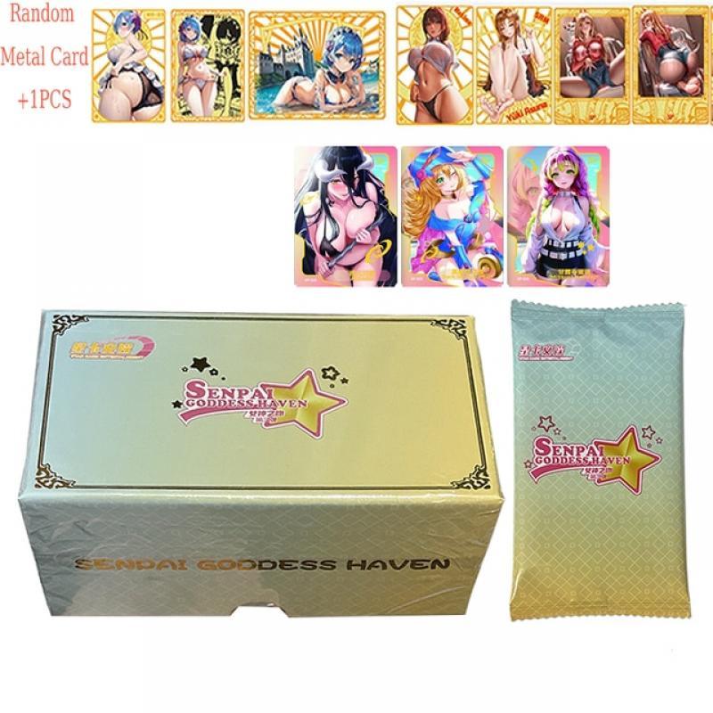 Senpai Goddess Haven 3 Goddess Story Collection Cards Girl Party Swimsuit Bikini Feast Booster Box Doujin Toys And Hobbies Gift