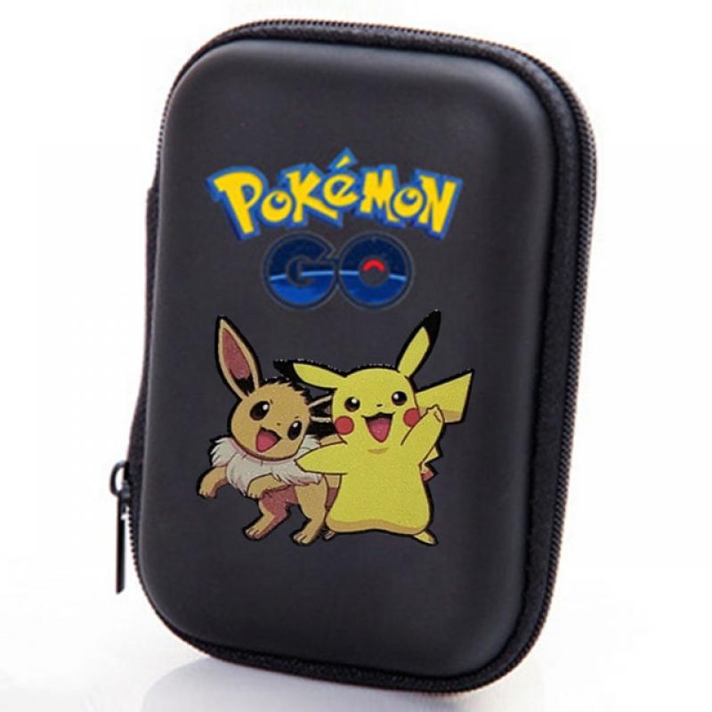 2023 New Pokemon Card Holder 50 Capacity Zipper Letters Album Case Storage Box Pouch Pikachu Game Collection Cards Sleeves Pack