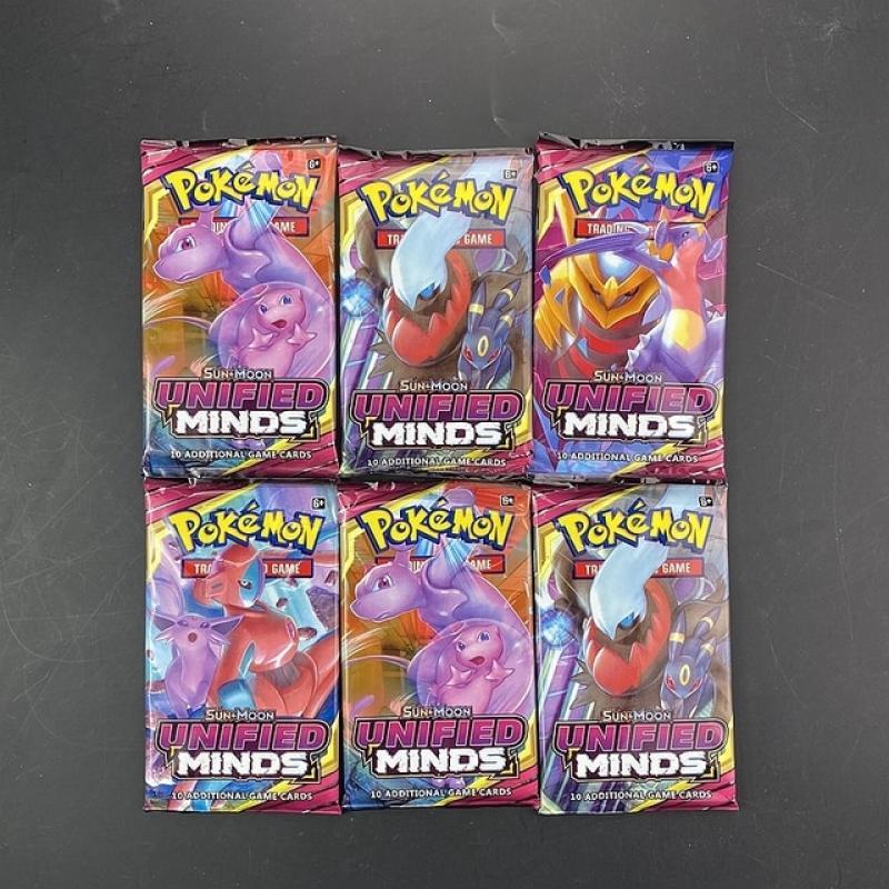 Pokemon Cards Sun & Moon Lost Thunder English Trading Card Game 10pc/1bag Evolutions Booster Collectible Kids Toys Gift
