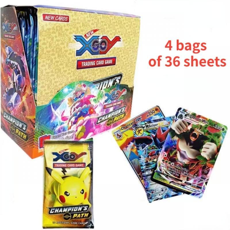 Pokemon Battle Cards 4bags of 36pcs Sun & Moon GX Team Up Unbroken Bond Unified Minds Evolutions Collectible Trading Cards