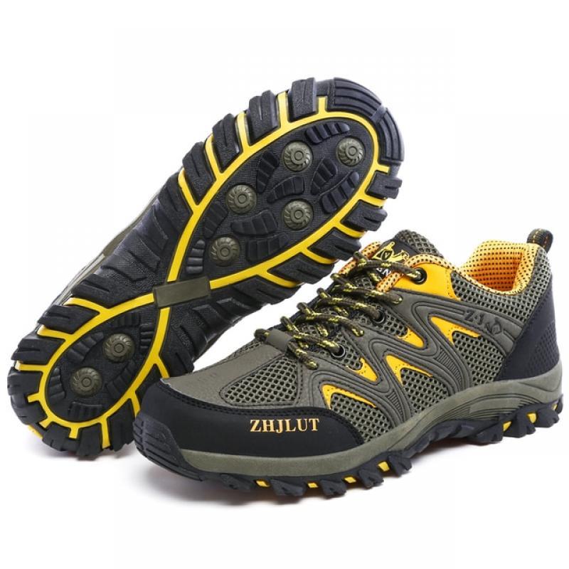 2022 Hiking Shoes Men Mesh Sneakers Breathable Fashion Black Mountain Shoes Boy Autumn Summer Work Shoes Men Aqua Shoe Outdoor