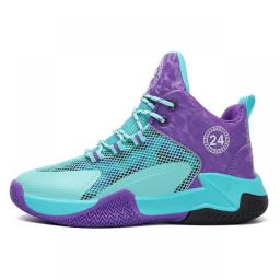 Children's Basketball Shoes Training Athletic Basketball Sneakers Unisex Kid Basketball Shoe Breathable Confortable Sports Shoes