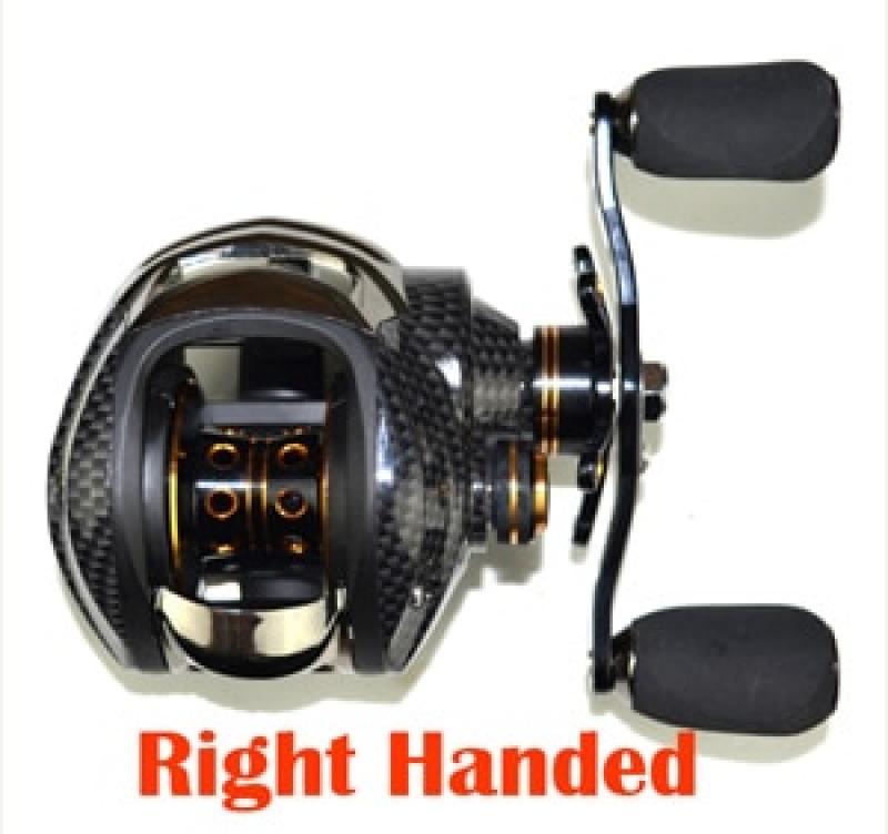 Fishdrops Baitcasting Reel Casting Reels Fishing Reel Left Hand Right Hand Dual Brake System Gear Ratio 7.0:1 Fishing Coil