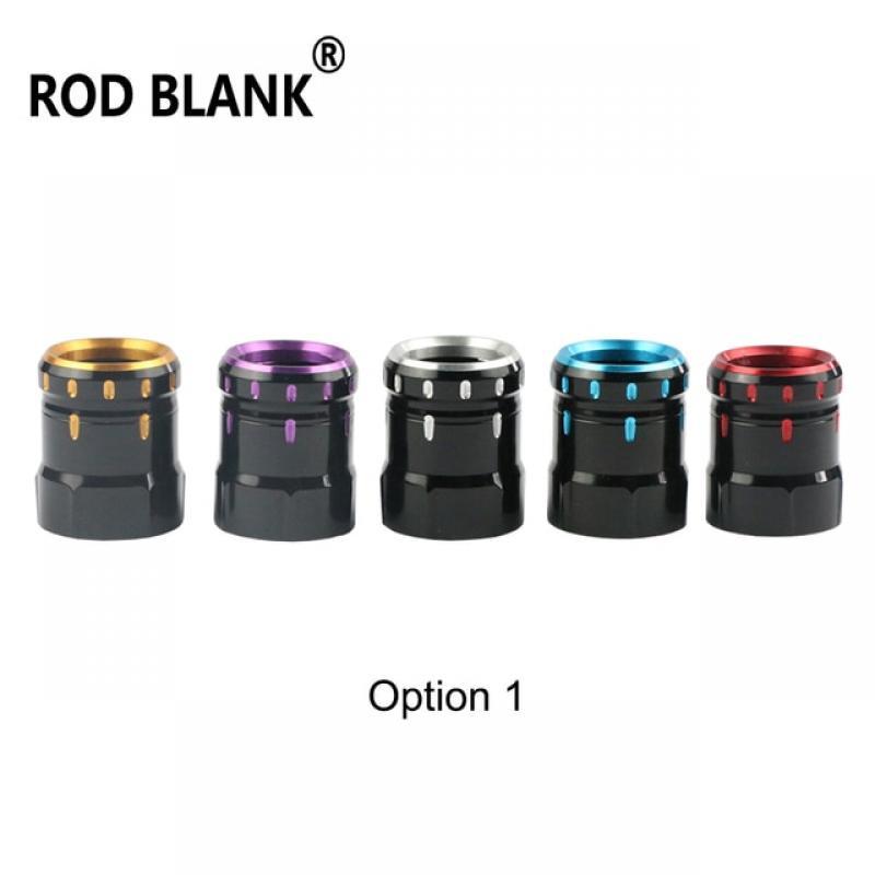 Rod Blank 1Pcs Aluminum Reel Seat Nut  Reel seat Hood Cap Fishing Rod Building Component Fishing Rod DIY Repair Accessory