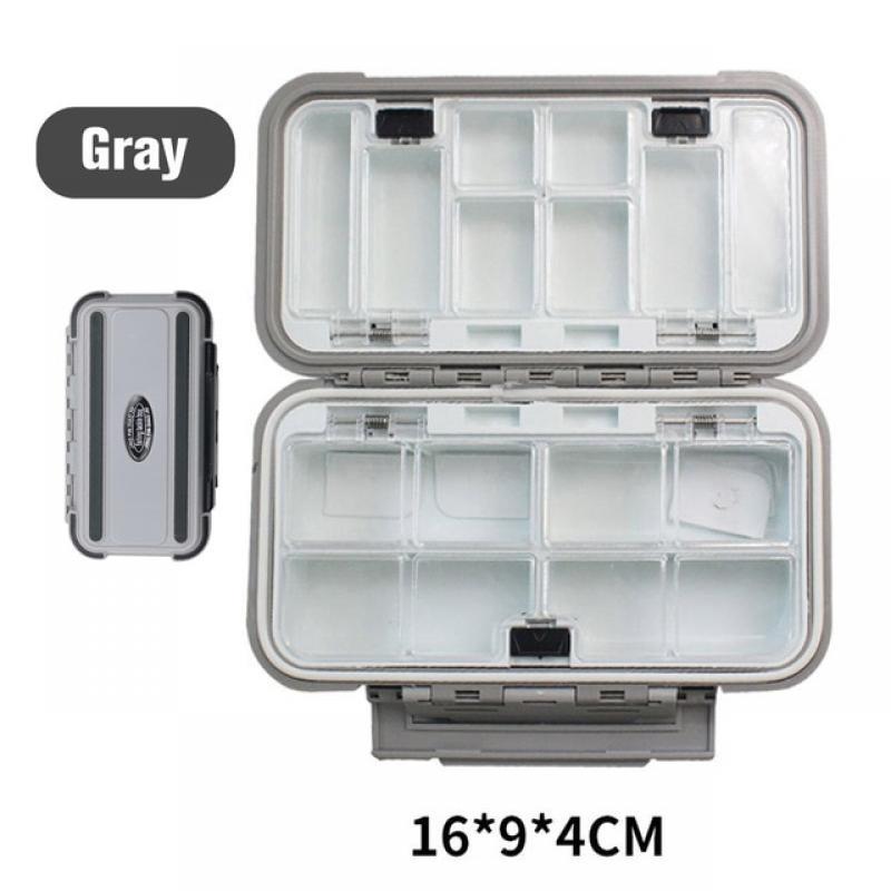 2021New Waterproof Fishing Tackle Box Double-Sided Bait Lure Box Fish Hook Hook Up Storage Box  Fishing Accessories Fishing Box