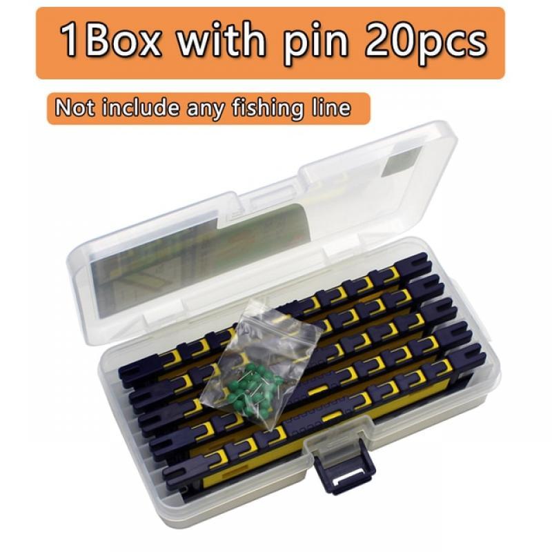 1Box Carp Fshing AccessoriesFishing Tackle Boxes Leader Line Storage Box Rod Line Leadcore Pin For Carp Fishing Tackle Equipment