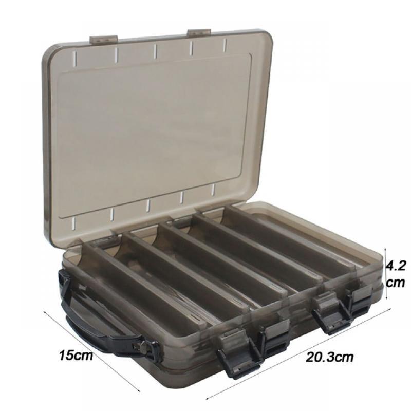 X-Large Fishing Tackle Boxes Double Layer Bait Container Portable Lure Storage Multi Compartments Gear Tool Plastic Case Pesca