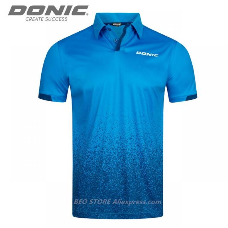 DONIC Table Tennis Jerseys Training T-Shorts 2021 New Style Absorb Sweat Comfort Top Quality Ping Pong Shirt Cloth Sportswear