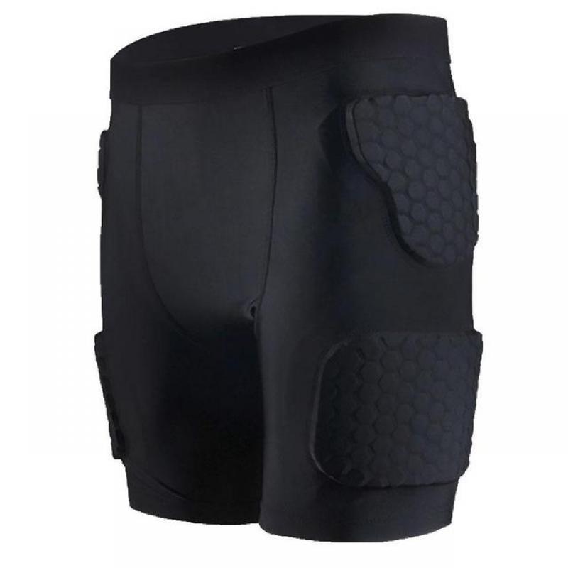 Anti-collision Men Soccer Football Basketball Padded Protection Shorts