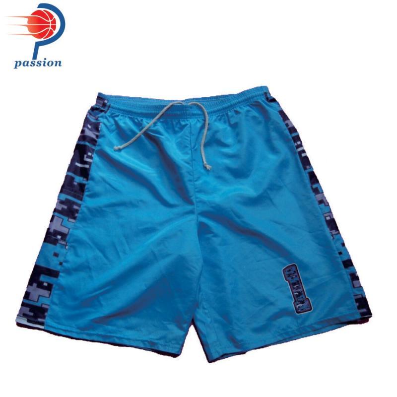 Fully Dye Sublimation Blue Camouflage Red Lacrosse Short