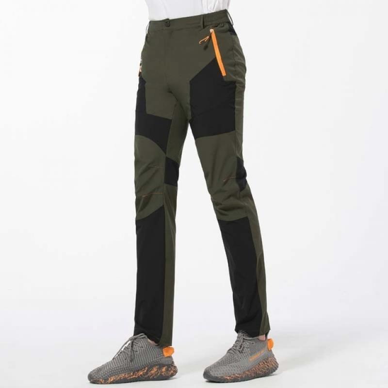 Elastic Mens Hiking Pants Outdoor Sport Summer Quick Dry Windproof Waterproof Trekking Climbing Wear-resistant Breathable Pants