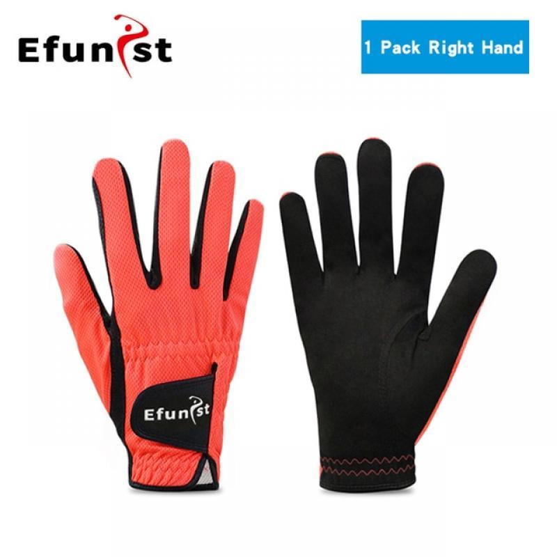 Pack 1 Pcs/Pair Efunist Golf Glove Men Left Hand Breathable Green 3D Performance Mesh Non-slip Micro Fiber Golf Gloves Mens Man