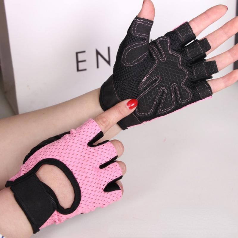 Weightlifting Gloves Women Men Fitness Gym Gloves Half Finger Breathable Non-slip Gel Pad Bodybuilding Training Dumbbells Gloves