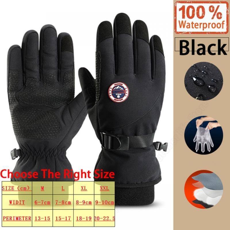 Autumn Winter Men Women Gloves TouchScreen Waterproof Windproof Gloves Outdoor Sports Warm Cycling Snow Ski Gloves Full Finger