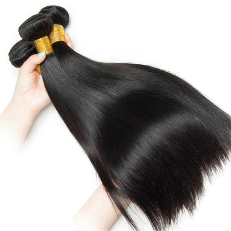 Brazilian Straight Hair Bundles  1/3/4 Pcs 100% Unprocessed Human Hair Straight Bundles Human Hair Extensions For Black Women