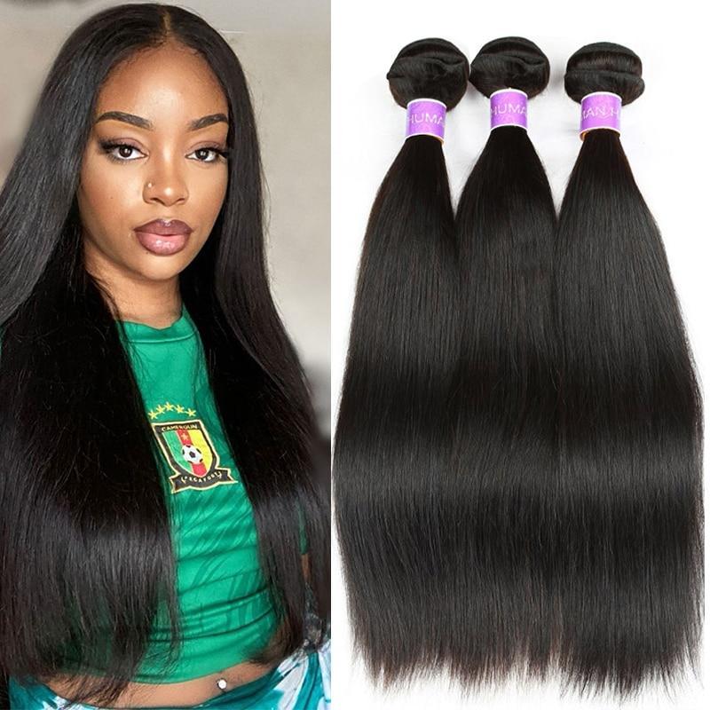 Remy Brazilian Straight Hair 3 Bundles CRANBERRY Hair 3 Bundles Deal 100% Remy Human Hair Bundles Double Weft Free Shipping