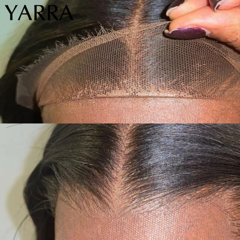 Closure Human Hair 5x5 HD Lace Closure 13x4 Lace Frontal Brazilian Hair Invisible Pre Plucked Bleached Knots For Woman YARRA