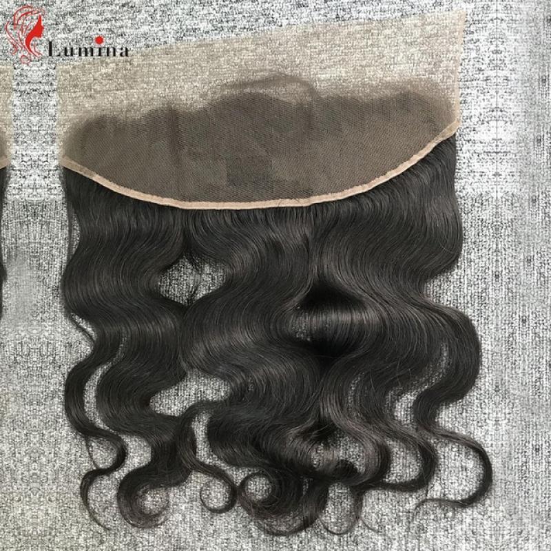 13x4 Lace Frontal 4X4 Body Wave Lace Frontal Closure 4x4 Brazilian Remy Hair Pre Plucked 100% Human Hair Lace Frontal 13x4