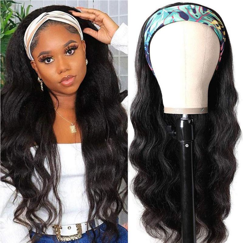 Body Wave Wig Wear And Ready Go Headband Wig Bling Remy Hair 100% Human Hair Wigs Easy Install And Remove Glueless Wigs