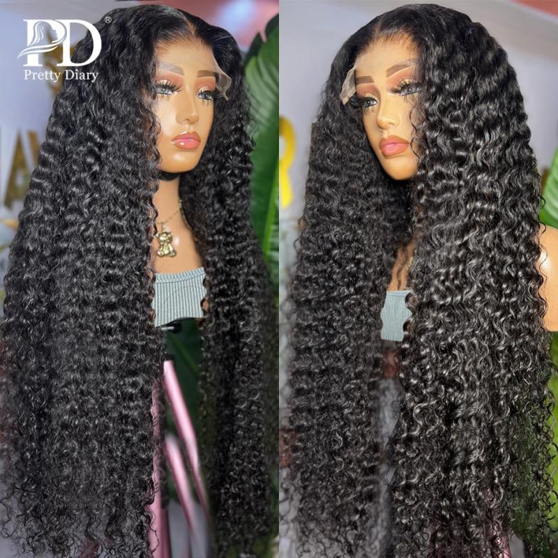 HD 30 40 Inch Deep Wave 13x4 Lace Front Human Hair Brazilian 250% Closure Loose Curly 13x6 Transparente Frontal Wigs For Women