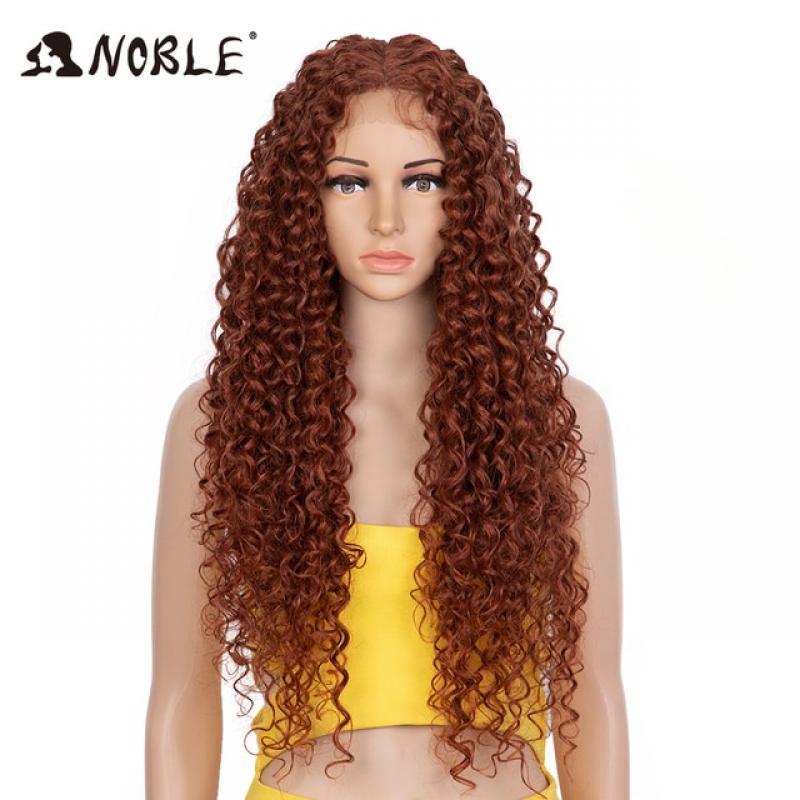 Noble Synthetic Lace Front Wig 30 Inch Long Curly Hair Wigs Lace Front Afro Kinky Curly Lace Wigs For Women Lace Front Wig