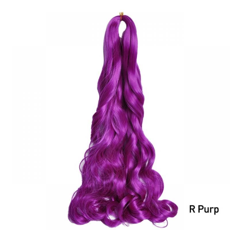 Loose Wave Braiding Hair Extension French Curly Braiding Hair Pre Stretched Spiral Curls Crochet Braids Ombre Braids For Woman