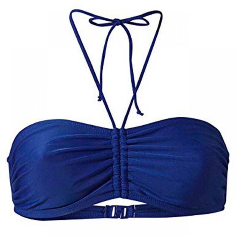 Sexy Micro Bikini Tops Bandeau Top Women Summer Swimsuit Tube Top Mix & Match Plain Bikini Bandeau Top Swimwear Beachwear