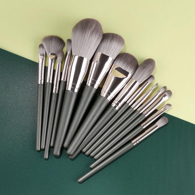 13-14Pcs Soft Fluffy Makeup Brushes Set For Cosmetics Foundation Blush Powder Eyeshadow Kabuki Blending Makeup Brush Beauty Tool