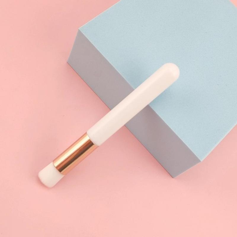 Soft Eyelash Extension Cleaning Brush Crystal Bead Handle Nose Blackhead Remover Brush Makeup Tool make up brushes