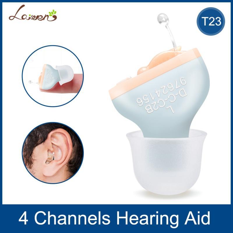Hearing Aid CIC Sound Amplifier 4 Channels Digital Hearing Aids Portable Adjustable Device Wireless Hearing Aid Audifonos
