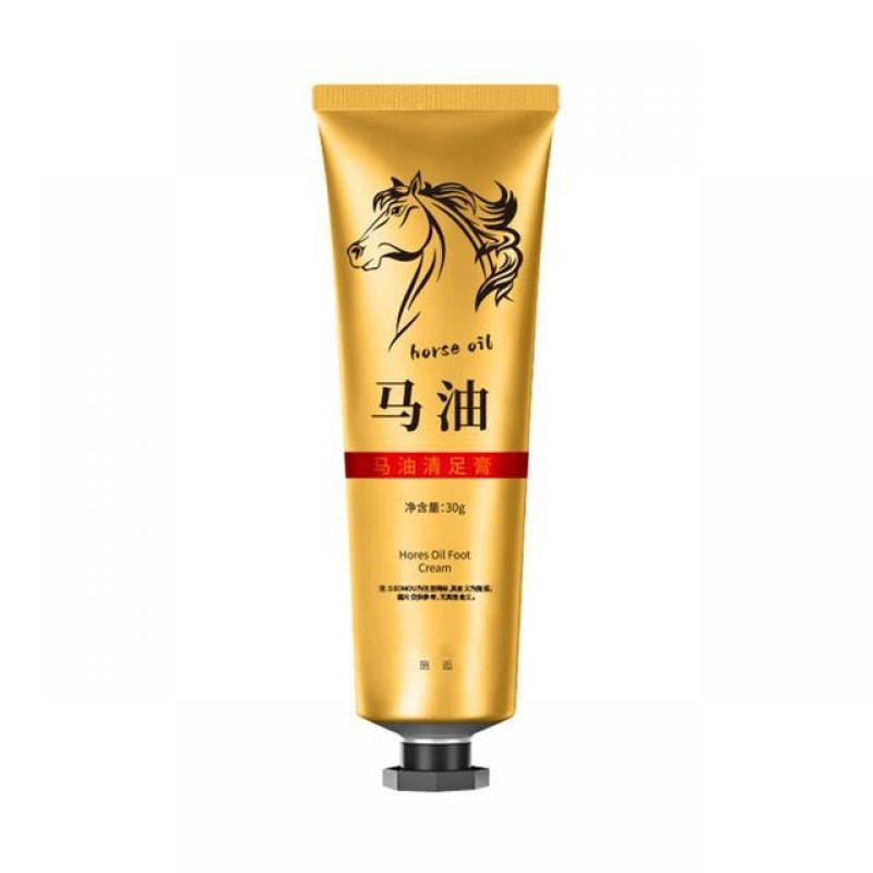 Anti Crack Foot Cream Heel Cracked Repair Horse Oil Cream Smooth Removal Dead Skin Callus Anti-Drying Hand Feet Skin Care 30g