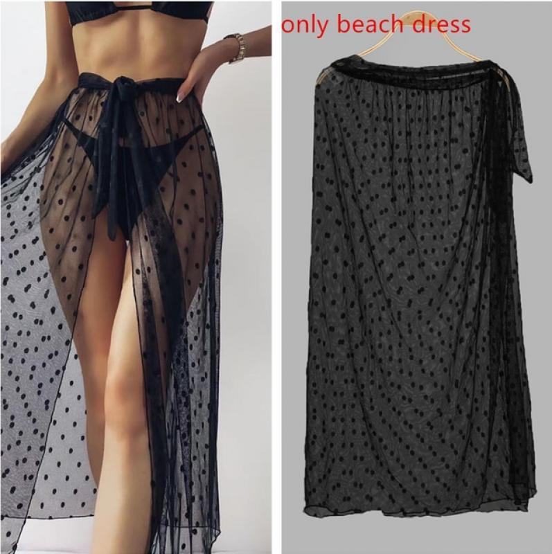 2023 Breathable Mesh Sexy Beach Cover Up Ladies Bathing Suit Tunic Saida De Praia Feminino Pareo Vestido Playa Robe De Plage