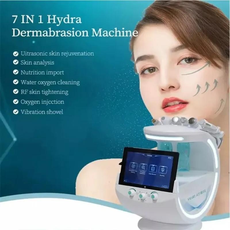 2023 New 7 In 1 Smart Facial Cleansing Hydrafacial Machine skin analyze Deep Pore Vacuum Hydra Skin Lift Anti-aging Machine