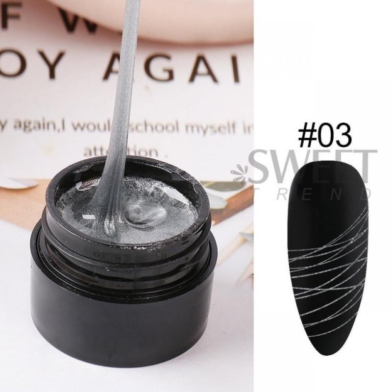 Nail Polish Spider Painting Gel Nail Art Varnish Creative Wire Drawing Glue Super Strong Stretch Lacquer Adhesive Glue Manicures