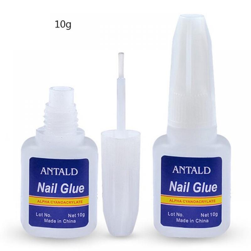 Fast Drying Nail Art Glue Tips Glitter UV Acrylic Rhinestones Decorations Nail Glue False Tip Nail Manicure Tool